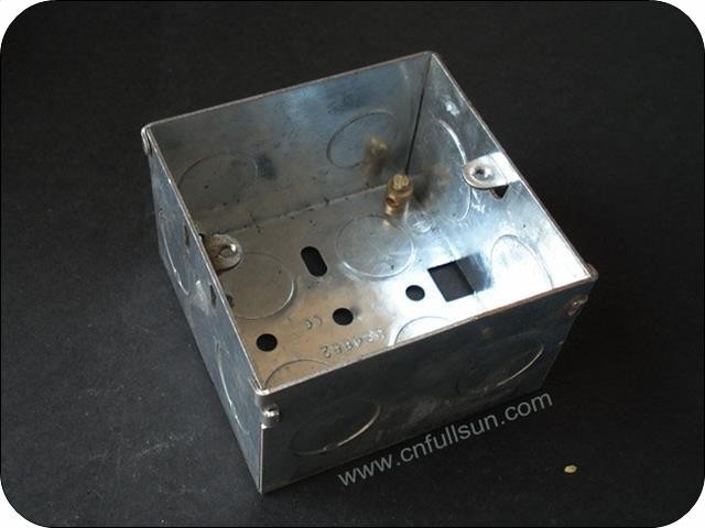 1 Gang Steel Junction Box