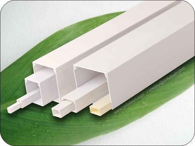 PVC trunking fasil enstalasyon Maxi Trunking pou Cables elektrik