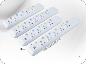 Sokèt Ekstansyon Avèk Endikatè Limyè CE sètifye Sèvi ak Kay