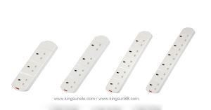 Ekstansyon priz Avèk Endikatè Limyè UK Creole Sèvi ak Kay