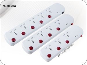 Ekstansyon priz 5 Way CE sètifye Sèvi ak Kay