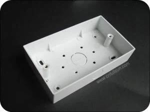PVC Switch Box Double Gang Flam Prèv